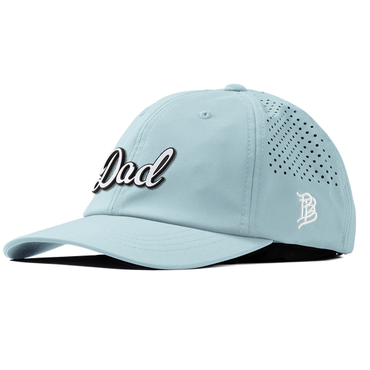 Dad Script Performance Dad Hat Sky Blue