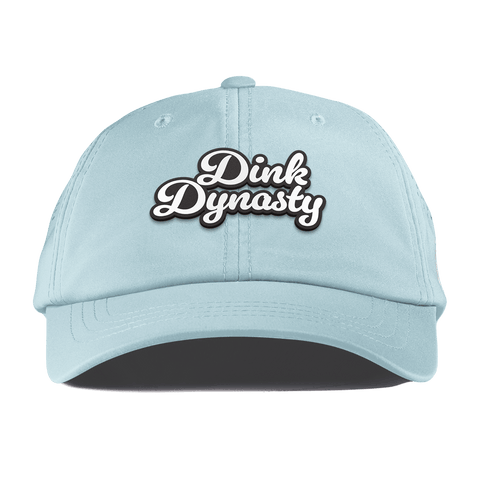 Dink Dynasty Script Performance Dad Hat Sky Blue