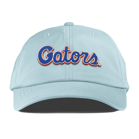 University of Florida "Gator Script" Performance Dad Hat Sky Blue