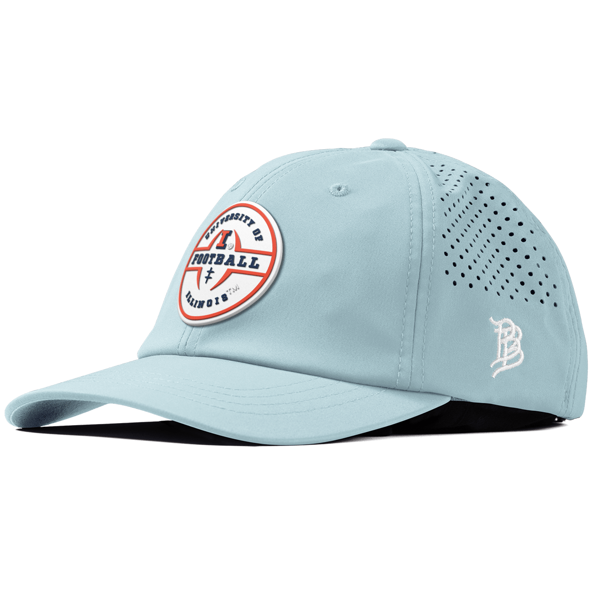 University of Illinois "Illinois Football Legacy" Performance Dad Hat Sky Blue