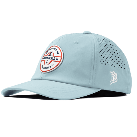 University of Illinois "Illinois Football Legacy" Performance Dad Hat Sky Blue