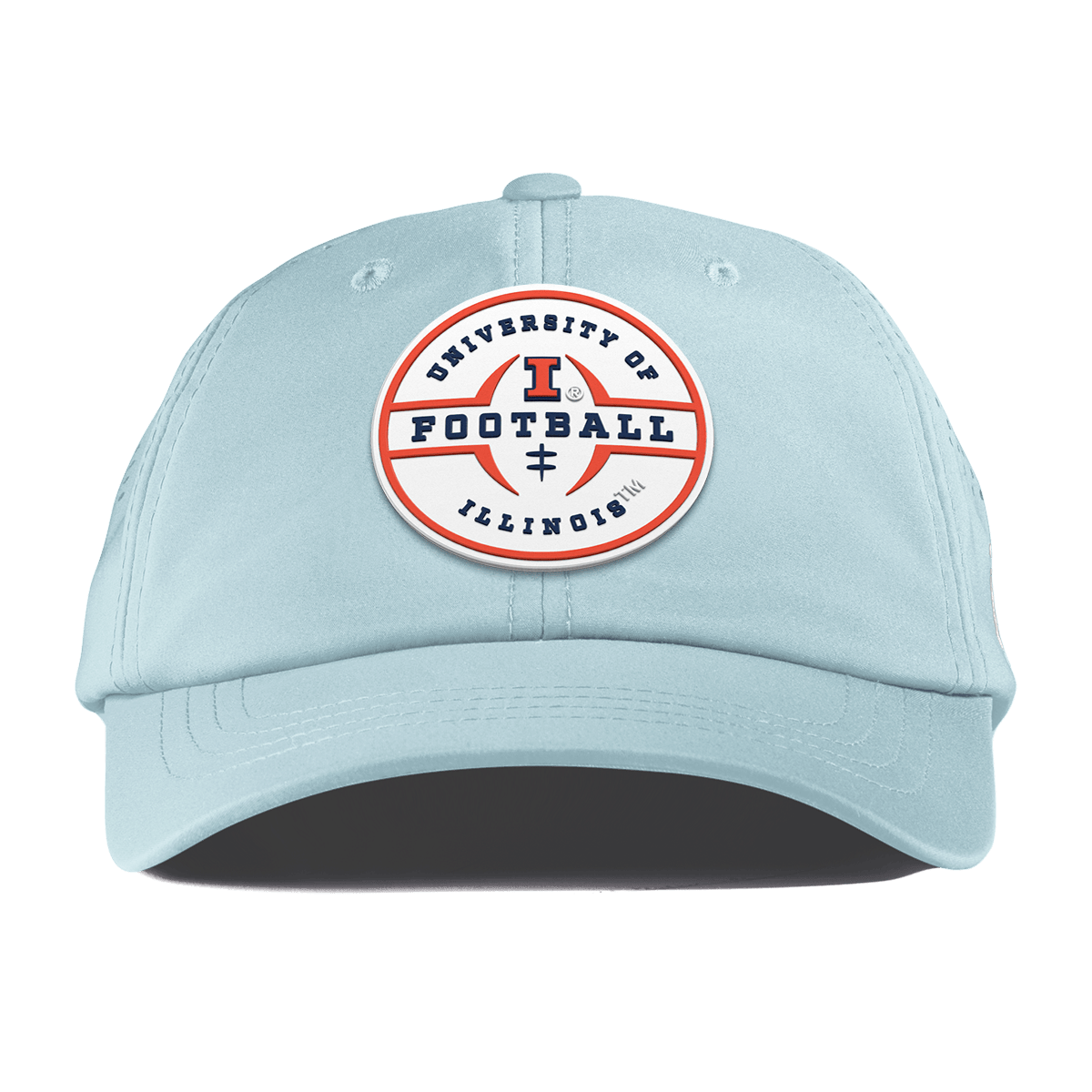University of Illinois "Illinois Football Legacy" Performance Dad Hat Sky Blue