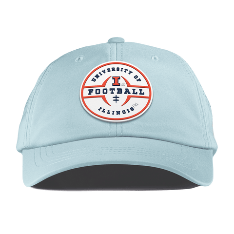 University of Illinois "Illinois Football Legacy" Performance Dad Hat Sky Blue