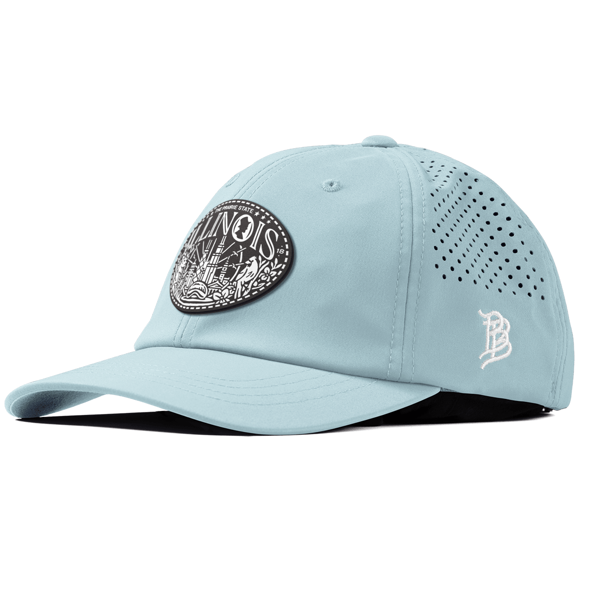 Illinois Traveler Performance Dad Hat Sky Blue