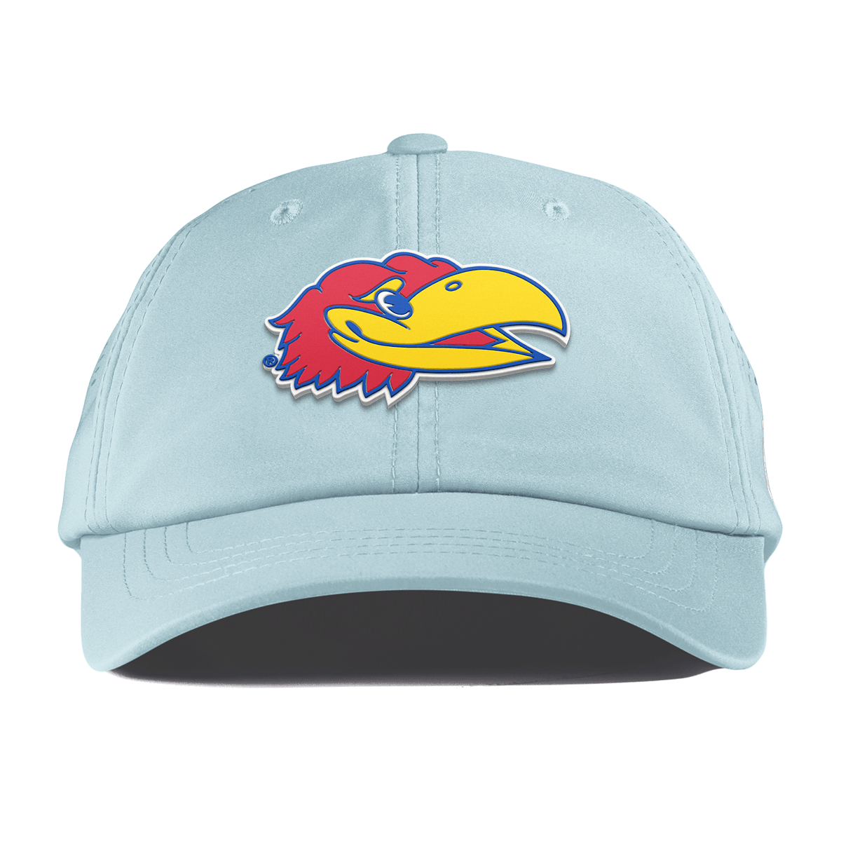 University of Kansas "KU Big Jay" Performance Dad Hat Sky Blue