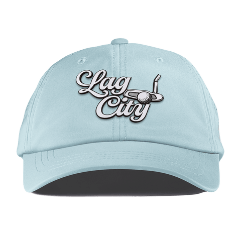 Lag City Script Performance Dad Hat Sky Blue