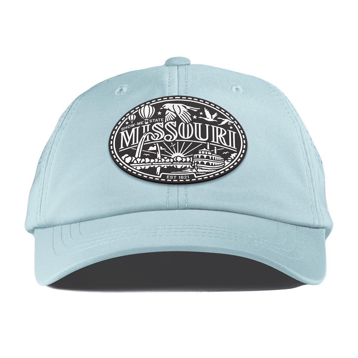 Missouri Traveler Performance Dad Hat Sky Blue