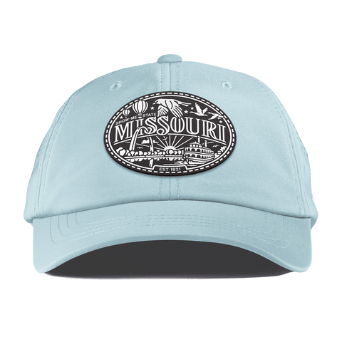Missouri Traveler Performance Dad Hat Sky Blue