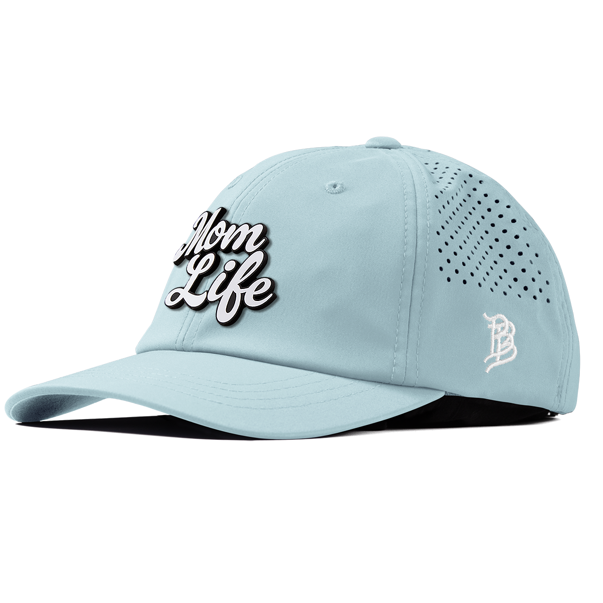 Mom Life Script Performance Dad Hat Sky Blue