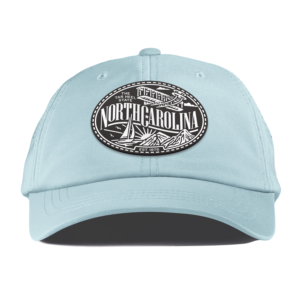 North Carolina Traveler Performance Dad Hat Sky Blue