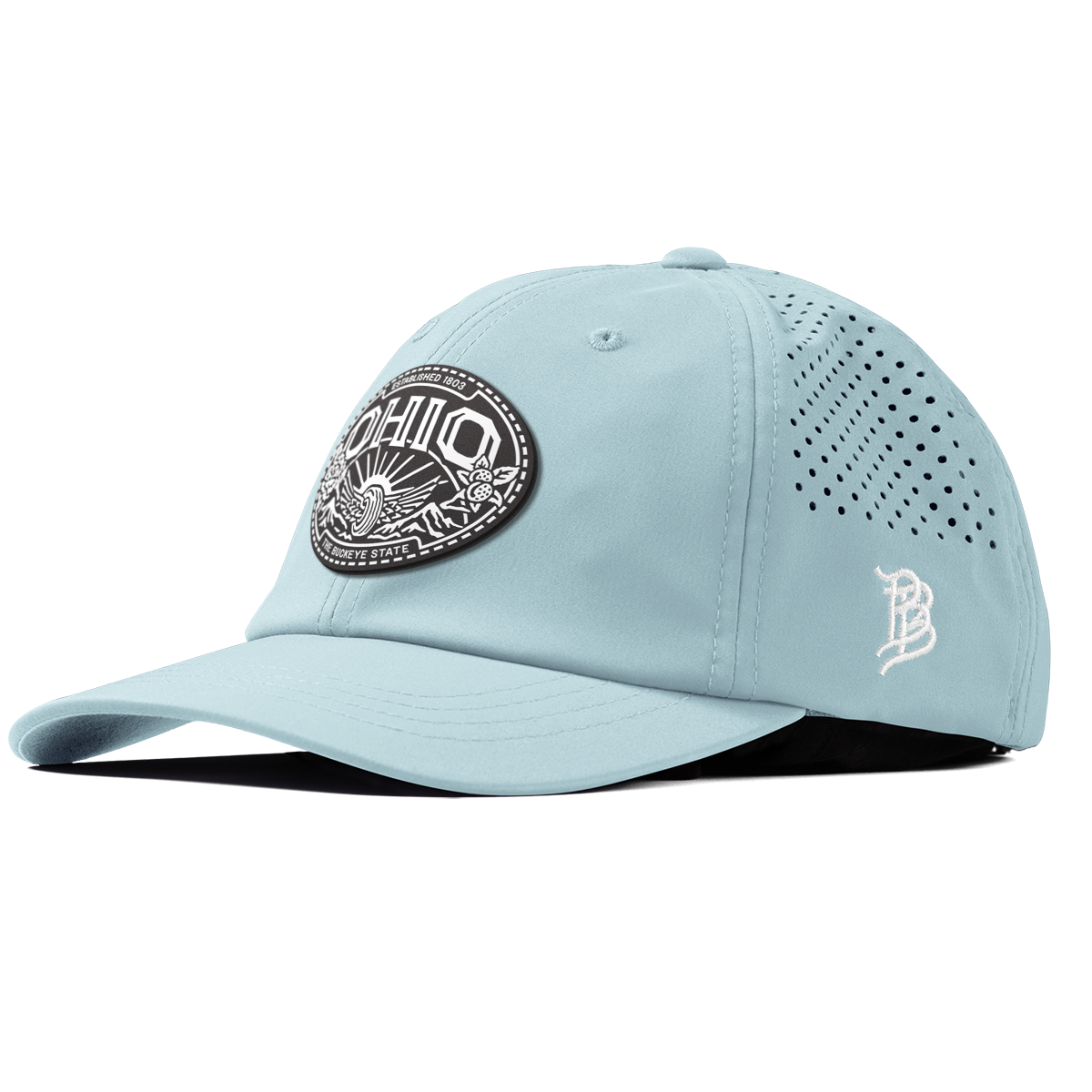 Ohio Traveler Performance Dad Hat Sky Blue