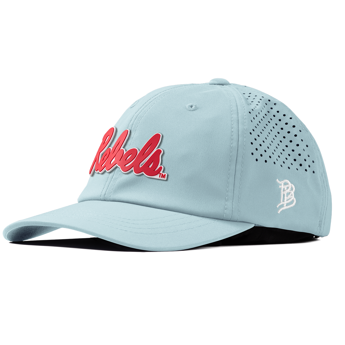 University of Mississippi "Ole Miss Crimson Rebels" Performance Dad Hat Sky Blue