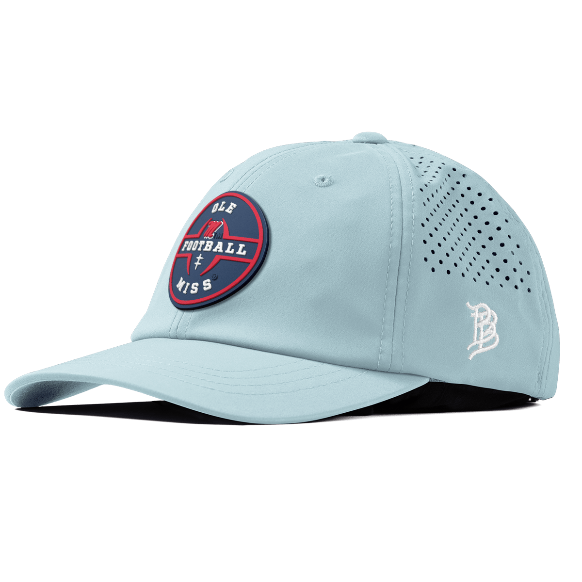 University of Mississippi "Ole Miss Football Legacy" Performance Dad Hat Sky Blue