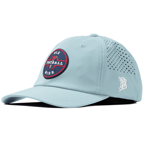 University of Mississippi "Ole Miss Football Legacy" Performance Dad Hat Sky Blue
