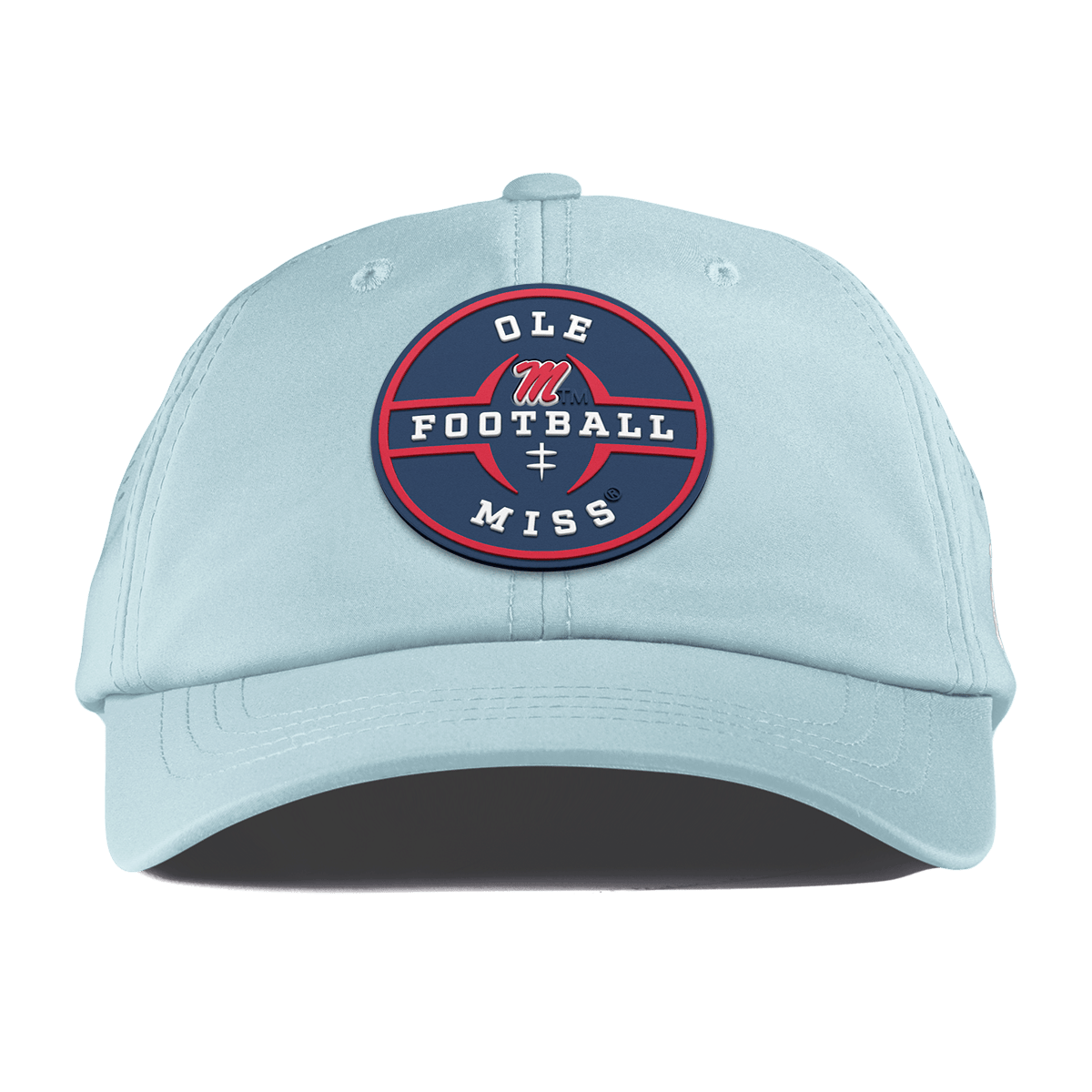 University of Mississippi "Ole Miss Football Legacy" Performance Dad Hat Sky Blue