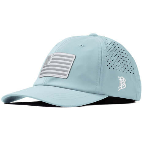 Pearl Old Glory Performance Dad Hat Sky Blue