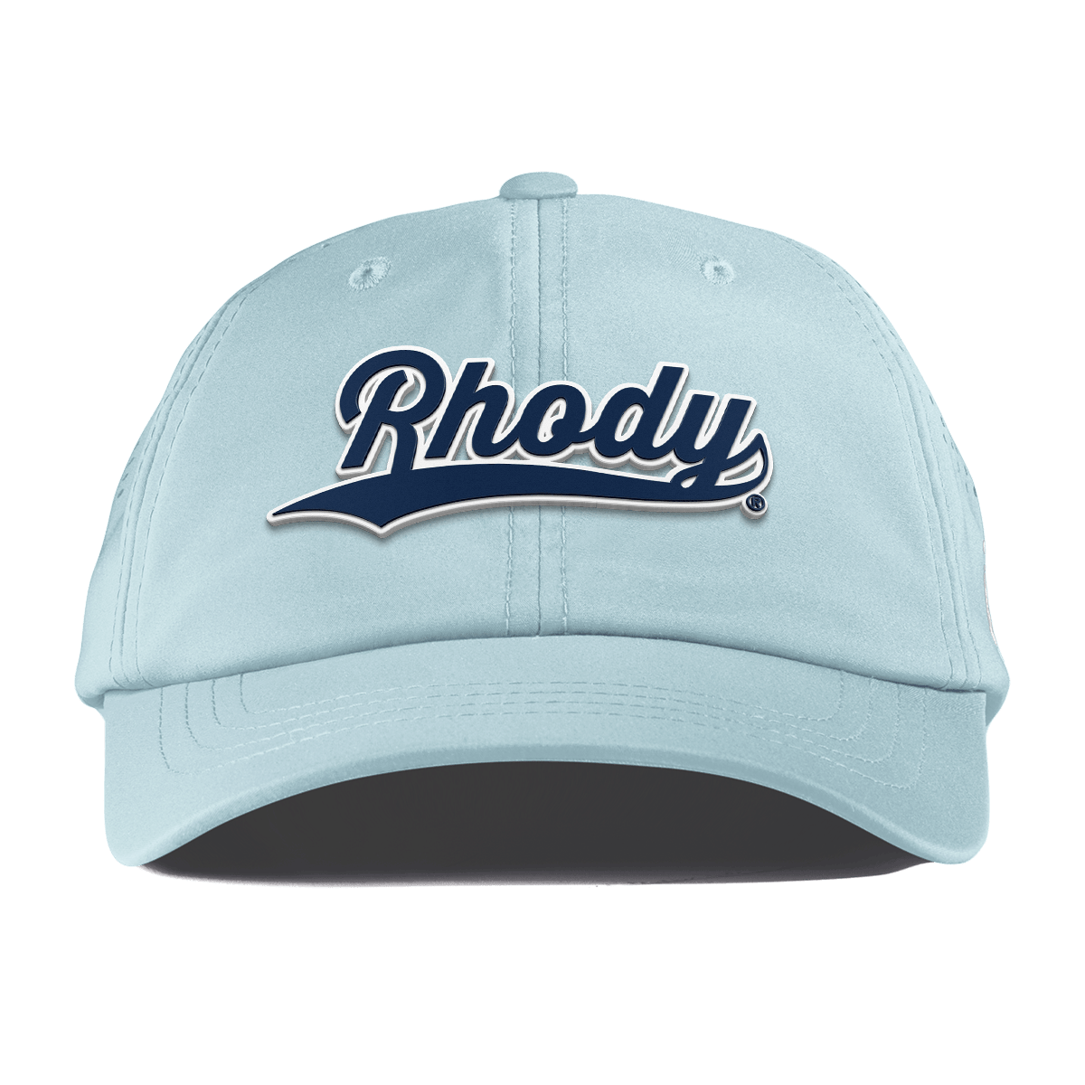 University of Rhode Island "Rhody Script" Performance Dad Hat Sky Blue