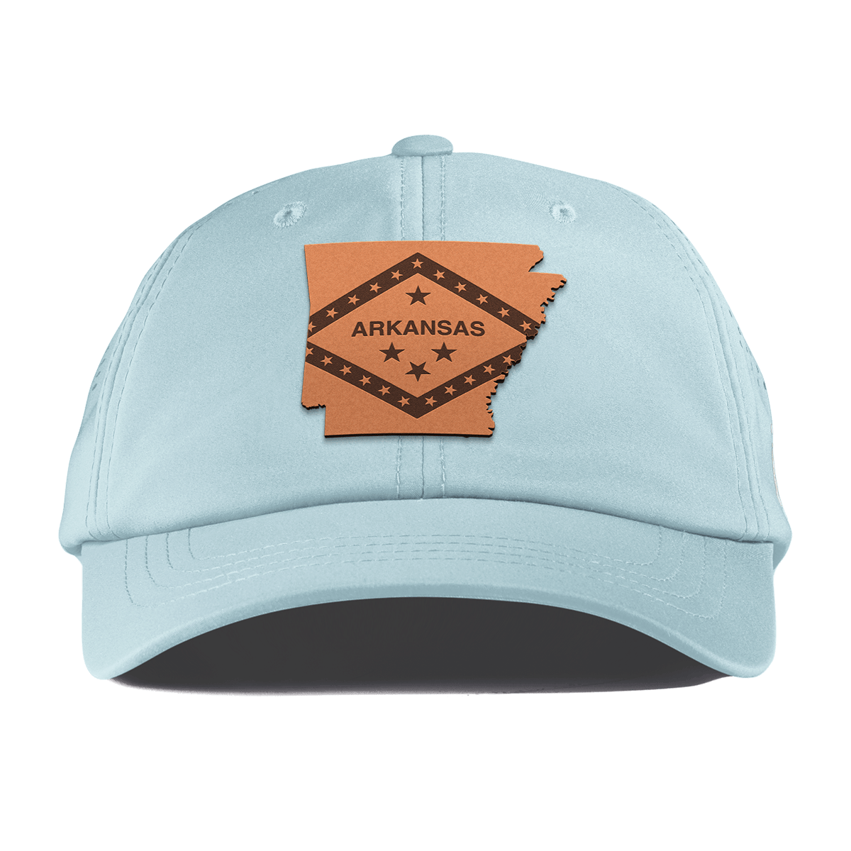Arkansas 25 Performance Dad Hat Sky Blue