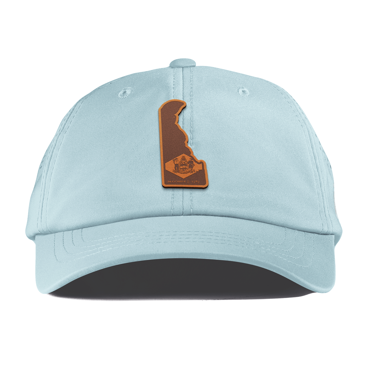 Delaware 1 Performance Dad Hat Sky Blue