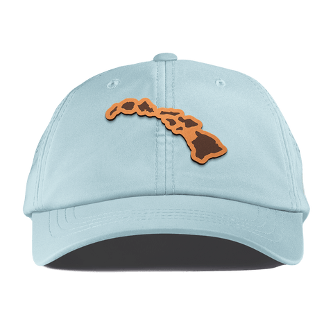 Hawaii 50 Performance Dad Hat Sky Blue