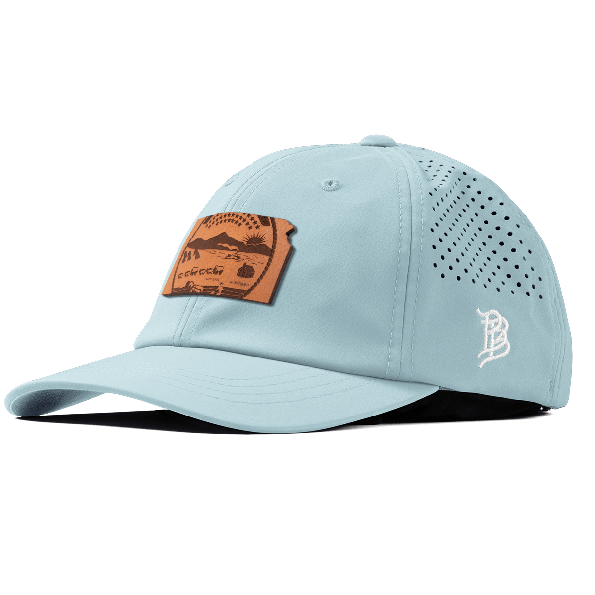 Kansas 34 Performance Dad Hat Sky Blue