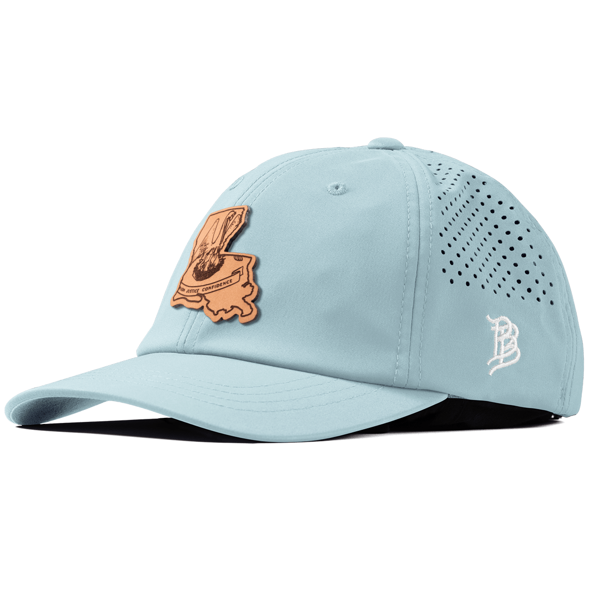 Louisiana 18 Performance Dad Hat Sky Blue