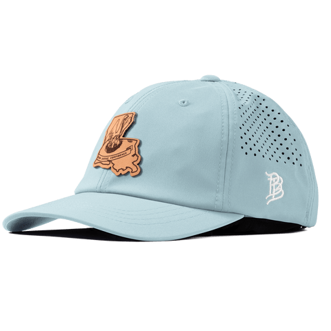 Louisiana 18 Performance Dad Hat Sky Blue
