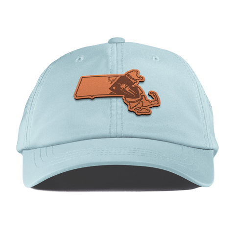 Massachusetts 6 Performance Dad Hat Sky Blue