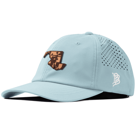 Maryland 7 Performance Dad Hat Sky Blue