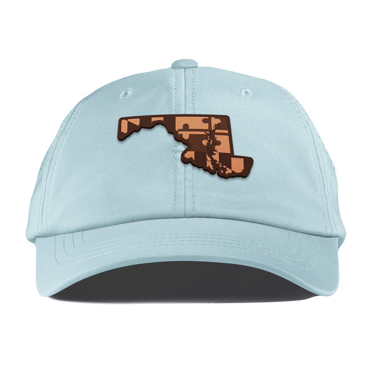Maryland 7 Performance Dad Hat Sky Blue