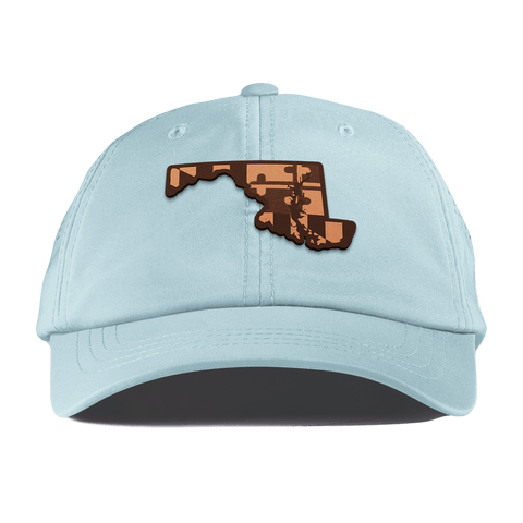 Maryland 7 Performance Dad Hat Sky Blue