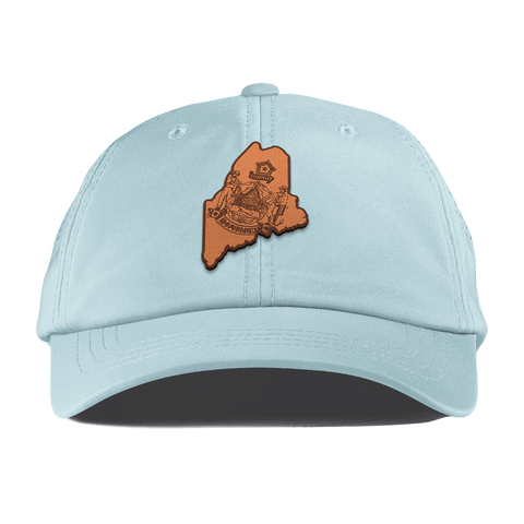 Maine 23 Performance Dad Hat Sky Blue