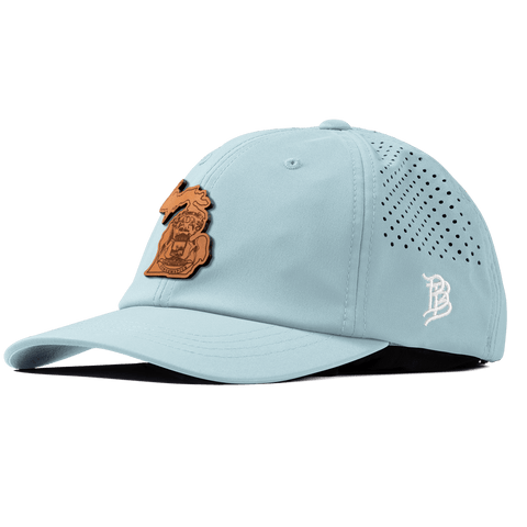 Michigan 26 Performance Dad Hat Sky Blue
