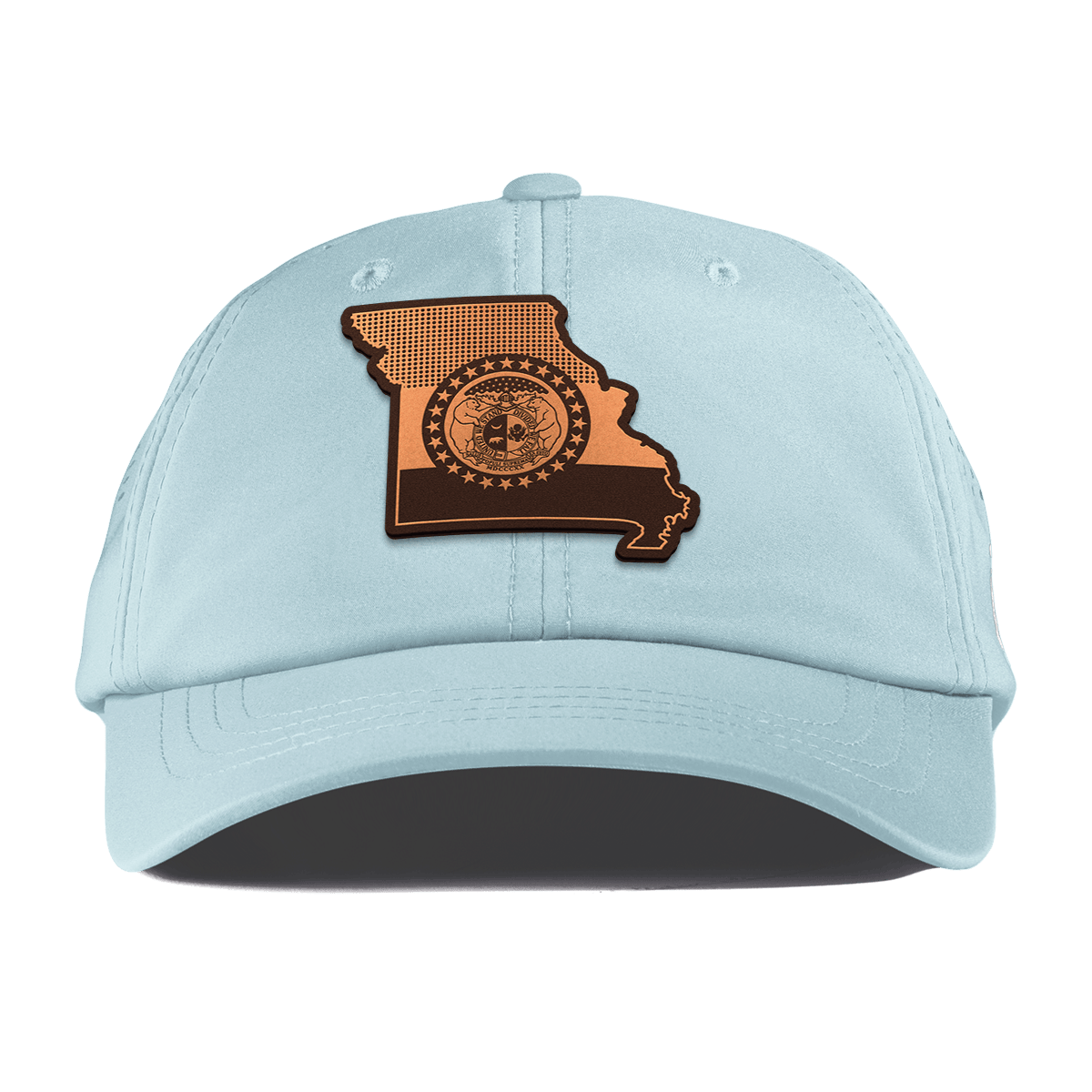 Missouri 24 Performance Dad Hat Sky Blue