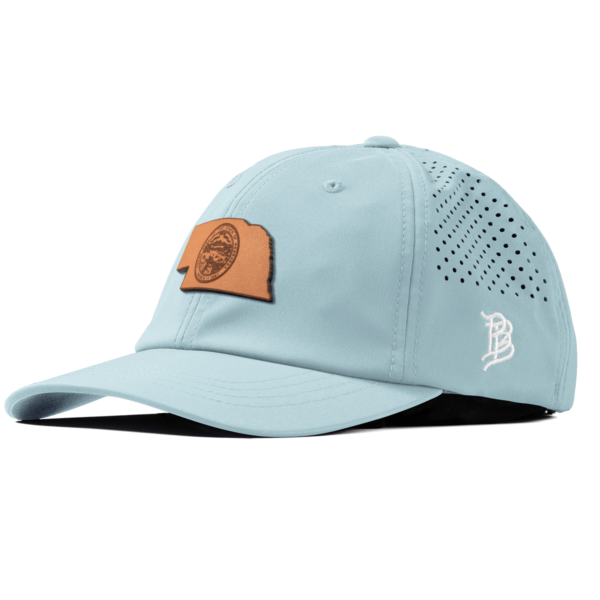 Nebraska 37 Performance Dad Hat Sky Blue