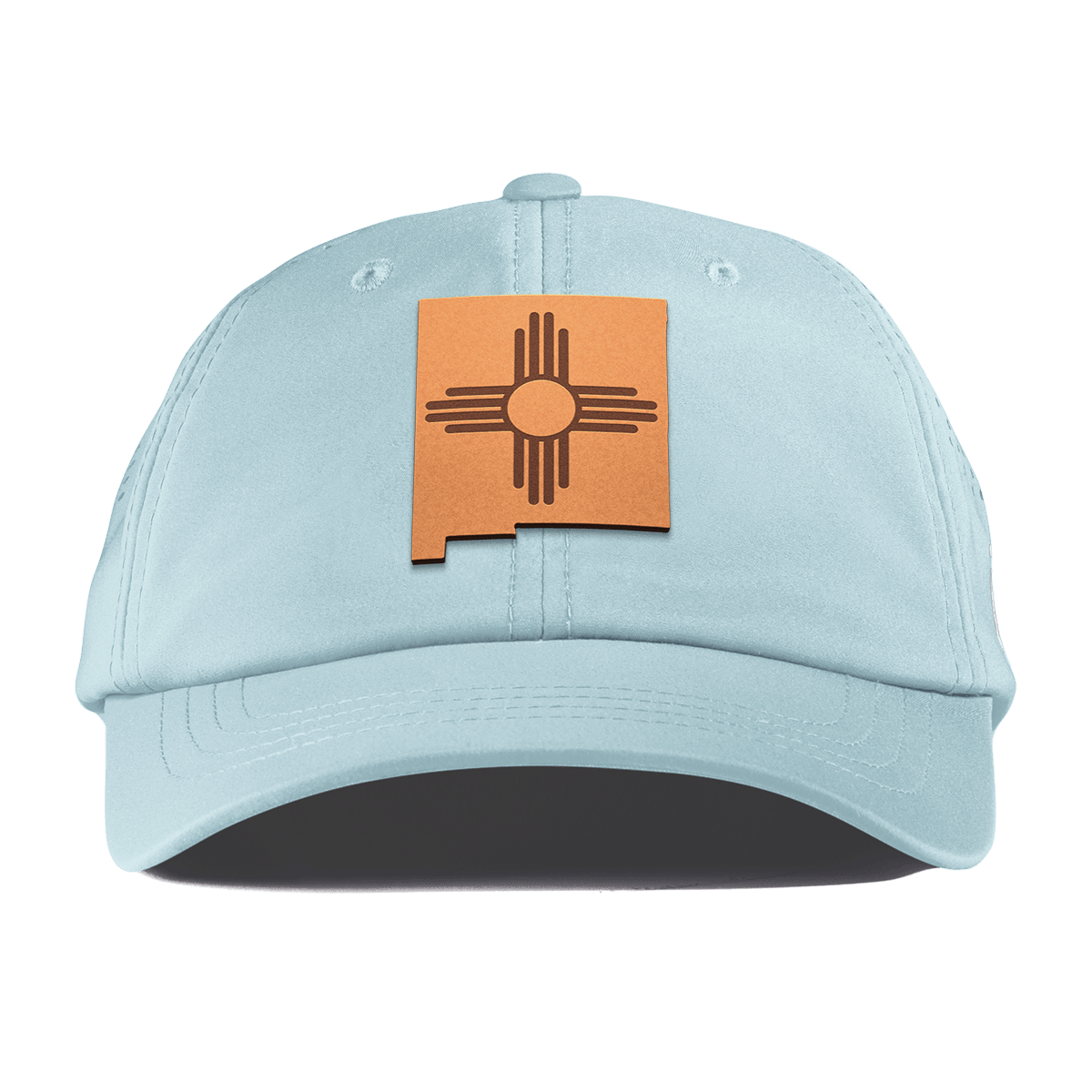 New Mexico 47 Performance Dad Hat Sky Blue