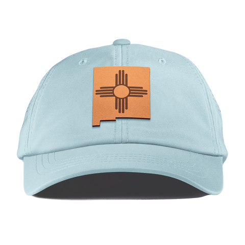 New Mexico 47 Performance Dad Hat Sky Blue