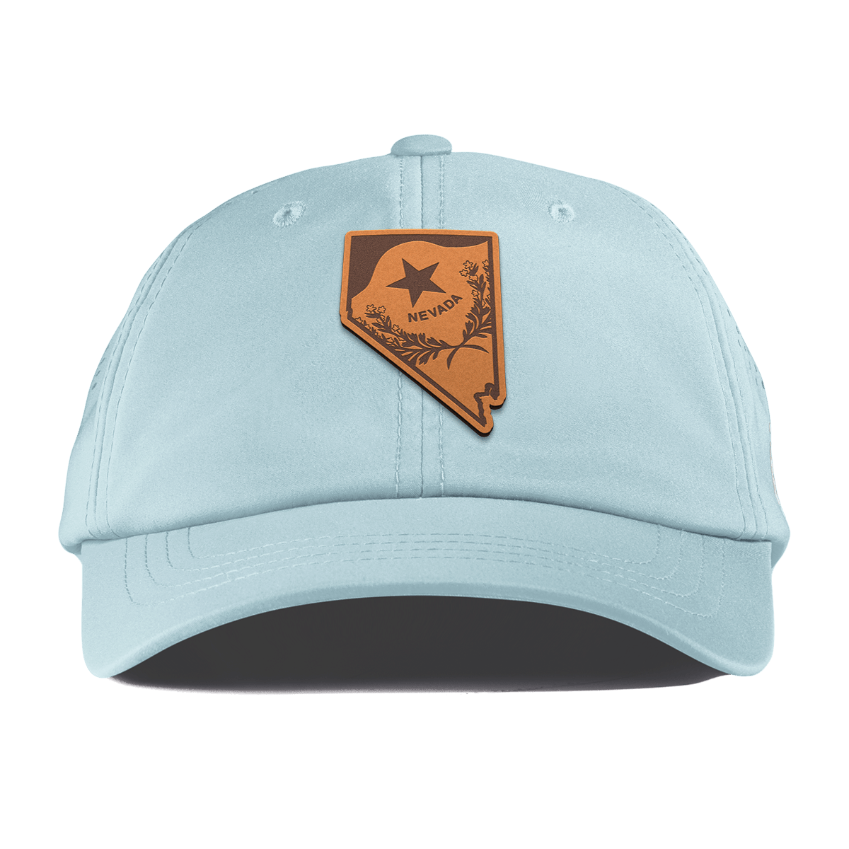 Nevada 36 Performance Dad Hat Sky Blue
