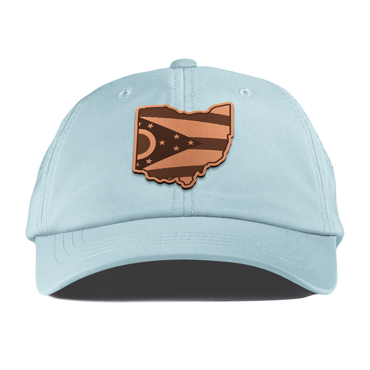 Ohio 17 Performance Dad Hat Sky Blue