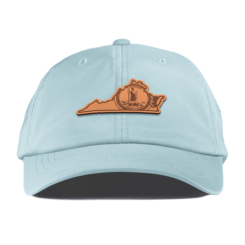 Virginia 10 Performance Dad Hat Sky Blue