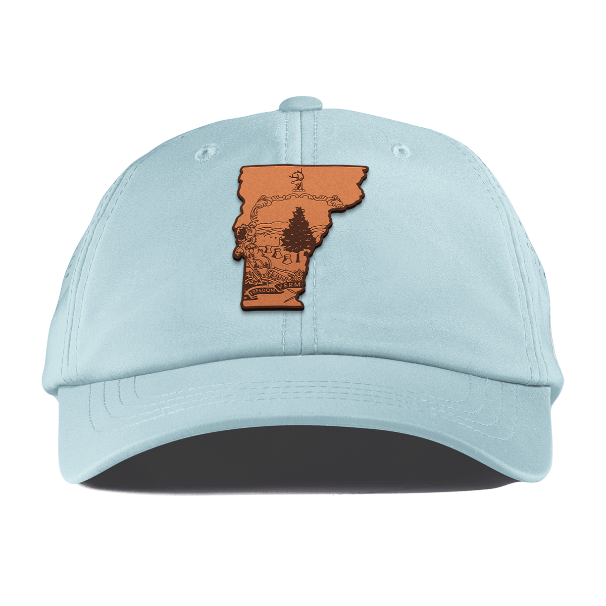 Vermont 14 Performance Dad Hat Sky Blue