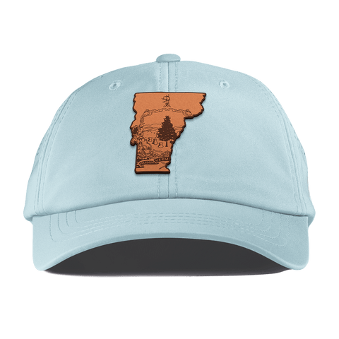 Vermont 14 Performance Dad Hat Sky Blue