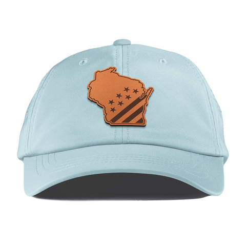 Wisconsin 30 Performance Dad Hat Sky Blue
