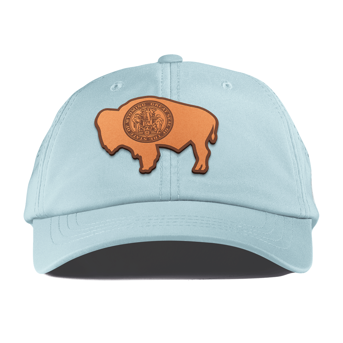 Wyoming 44 Performance Dad Hat Sky Blue