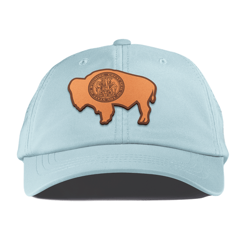 Wyoming 44 Performance Dad Hat Sky Blue