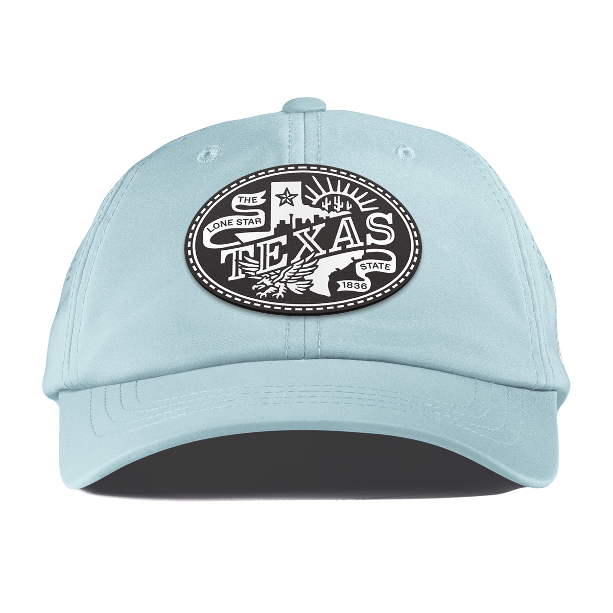 Texas Traveler Performance Dad Hat Sky Blue