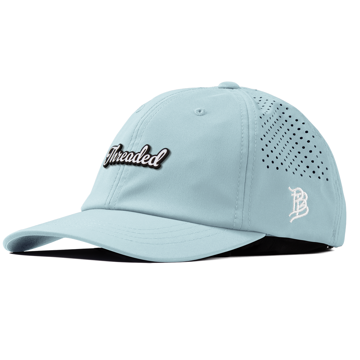 Threaded Script Performance Dad Hat Sky Blue