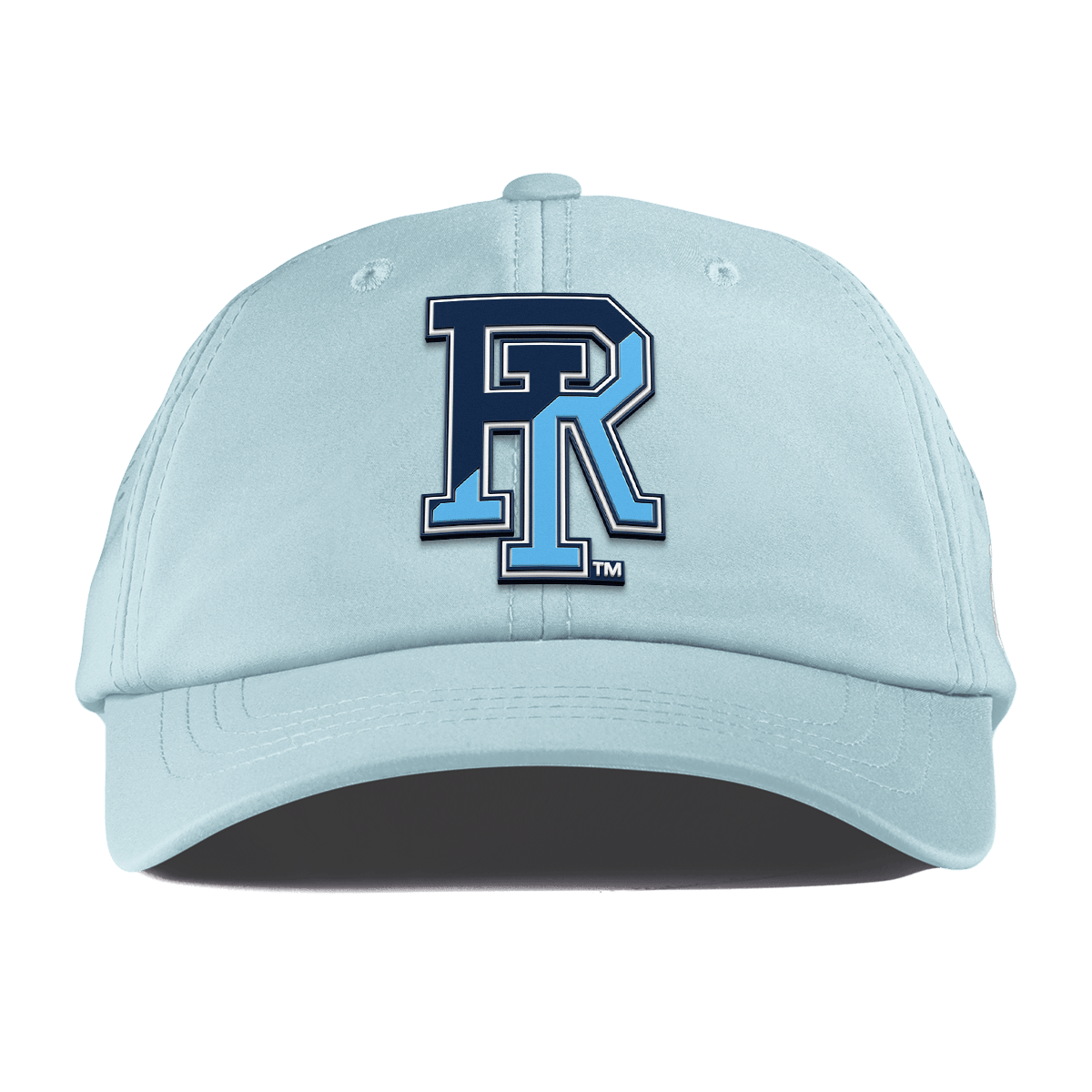 University of Rhode Island "URI Team Logo" Performance Dad Hat Sky Blue