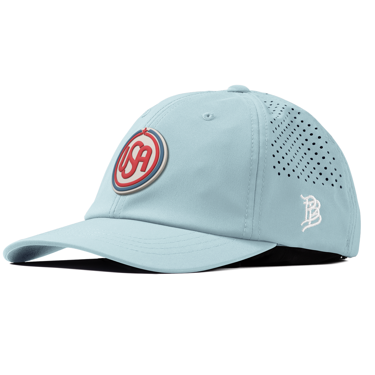 USA Icon Performance Dad Hat Sky Blue