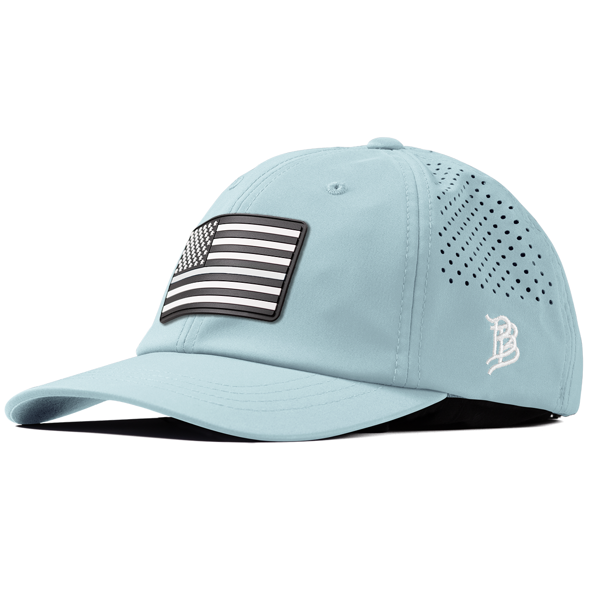 Vintage Old Glory Performance Dad Hat Sky Blue